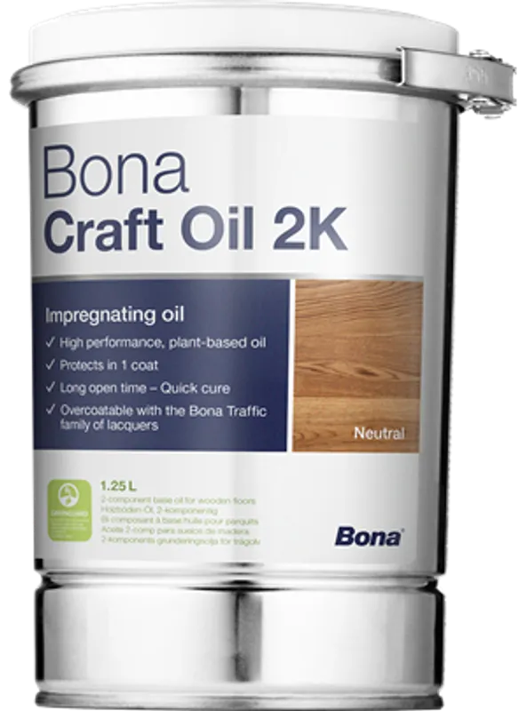 Bona Craft Oil 2-K Light Grey 1,25 lit