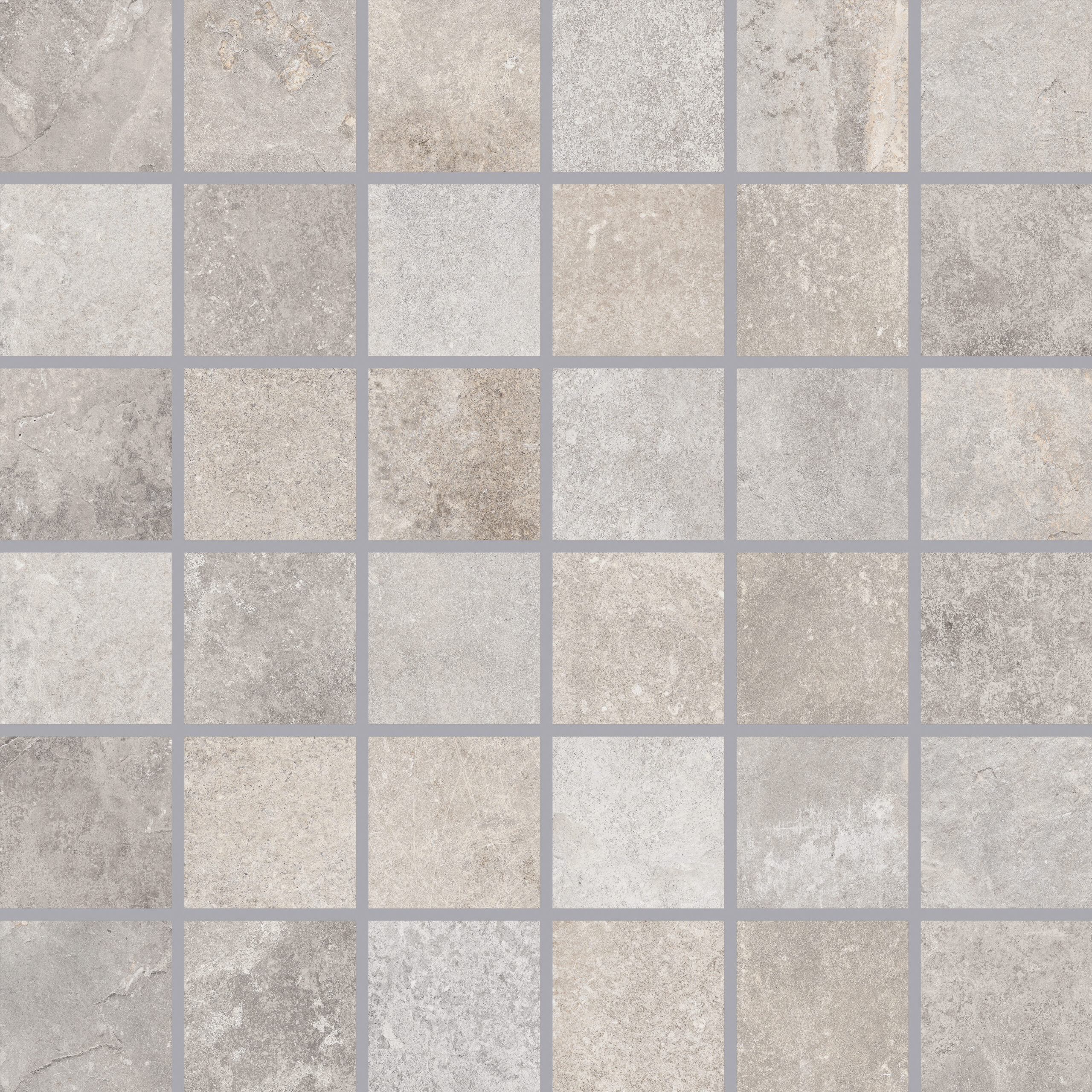Craft Light grey mosaik 5x5, ark 30x30