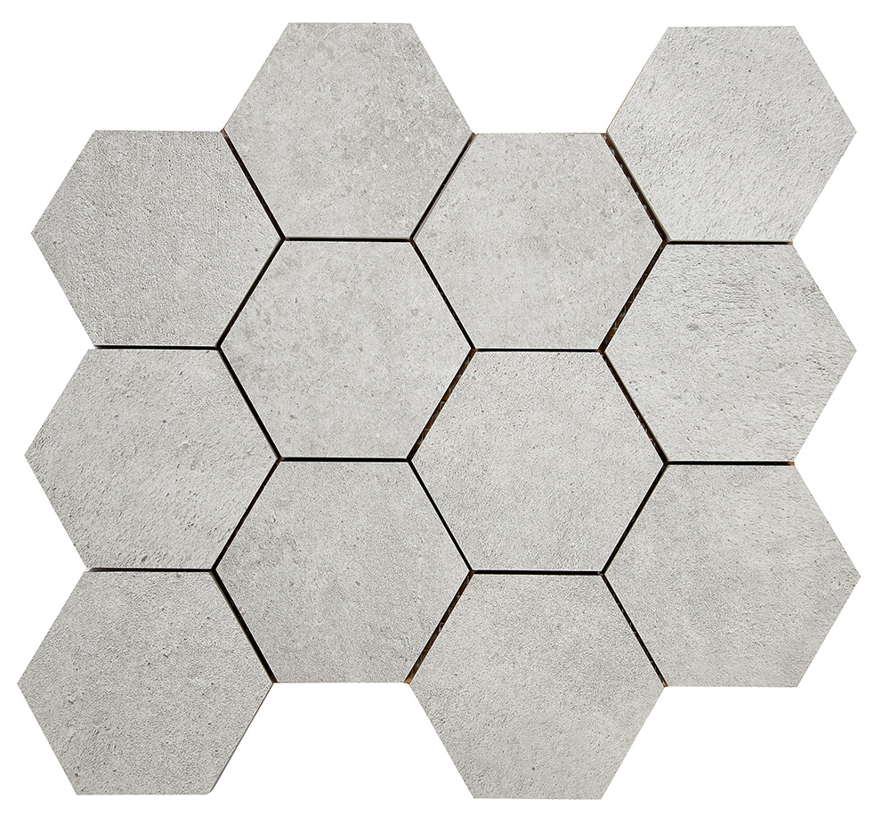 Milano City Silver hexagon, ark 30x30