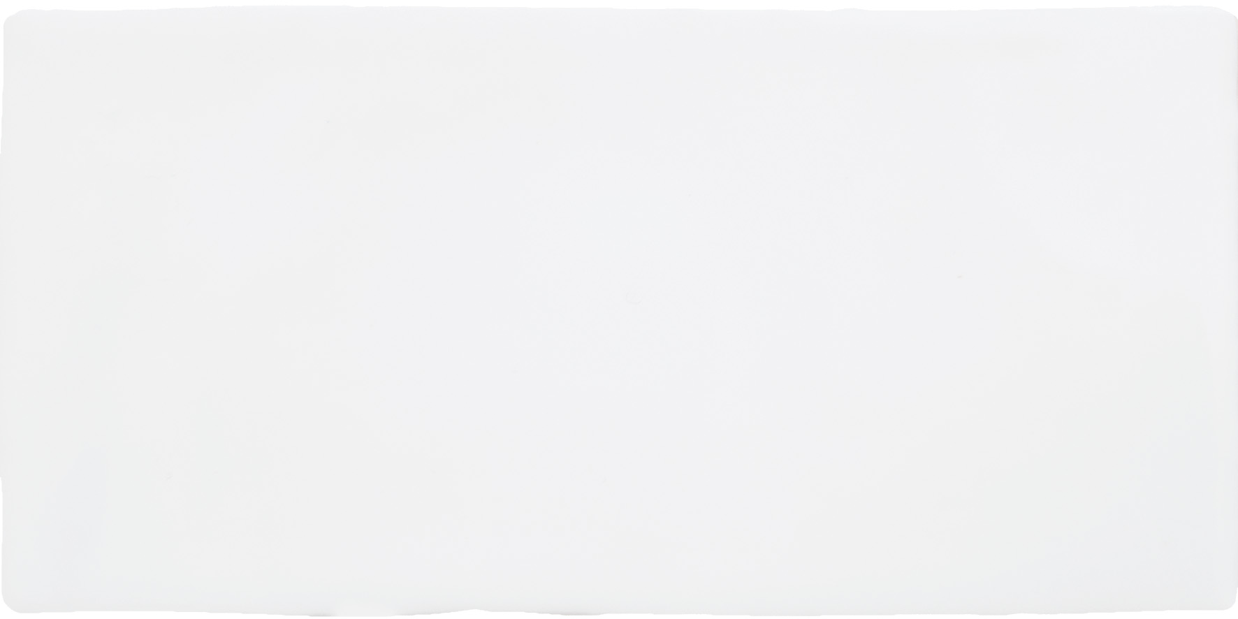 Signatur Vit blank 7,5x15