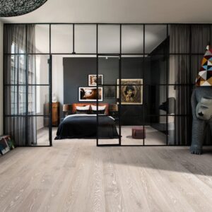 Trägolv Kährs Nouveau Snow Vit Mattlack Borstad Ek 2266 mm 1-stav