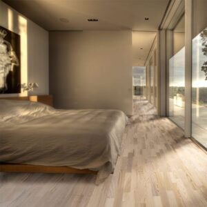 Trägolv Kährs Original Skagen Ask, Mattlackat 3-Stavs Parkettgolv